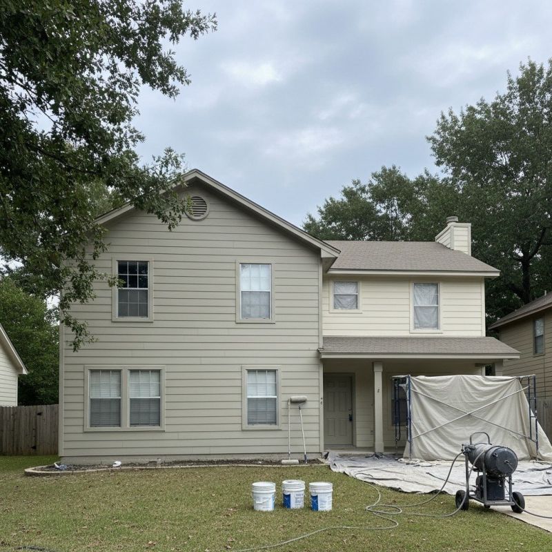 House Siding Painting in Waco, TX